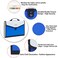 JIZISO Legal Size 13Pockets Expanding File Folder with Handle Plastic Accordion Filling File Folder Expandable Monthly Portable Paper Document Organizer for Office School Home Blue1