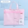 pendancy Pendancy Mesh Zipper Pouch 11x137 in 2 pcs Large Double Pocket Waterproof File Bag with Handle A4 Size Foldable Document Storage for Puzzle ProjectCross StitchTravelOfficeGreen Pink