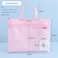 pendancy Pendancy Mesh Zipper Pouch 11x137 in 2 pcs Large Double Pocket Waterproof File Bag with Handle A4 Size Foldable Document Storage for Puzzle ProjectCross StitchTravelOfficeGreen Pink