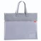 pendancy Pendancy Mesh Zipper Pouch A3 Size Large Double Pocket Waterproof File Bag with Handle 13x17 in Foldable Document Storage for Puzzle ProjectCross StitchTravelOfficeAdvanced Gray