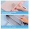 pendancy Pendancy Mesh Zipper Pouch A3 Size Large Double Pocket Waterproof File Bag with Handle 13x17 in Foldable Document Storage for Puzzle ProjectCross StitchTravelOfficeAdvanced Gray