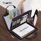 Tamfile Fireproof Accordion File Organizer with Handle 13 Pocket Expanding File Folder with Zipper Labels File Folder with 3 Ring Binder Multi Pockets Paper Organizer Folder for Letter A4 Files