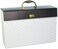 U Brands ModernNoir Expandable File 19 Pocket White 201A0206