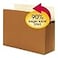 SMEAD Smead SuperTab File Pocket Oversized StraightCut Tab 514 Expansion Letter Size Redrope 10 per Box 73240