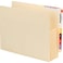 SMEAD Smead End Tab Convertible File Pocket Reinforced Split Score Tab 514 Expansion TyvekLined Gusset Letter Size Manila 10 per Box 75175