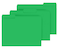 PANDRI File Folder 120 Pack File Folder 13 Cut Tab Letter Size Filing Folder for Office School Business Green