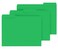 PANDRI File Folder 120 Pack File Folder 13 Cut Tab Letter Size Filing Folder for Office School Business Green
