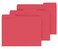 PANDRI File Folder 120 Pack File Folder 13 Cut Tab Letter Size Filing Folder for Office School Business Red