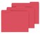 PANDRI File Folder 120 Pack File Folder 13 Cut Tab Letter Size Filing Folder for Office School Business Red