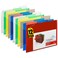 1InTheOffice Plastic File Folders Poly File Folders Translucent Poly File Folders 13cut Top Tabs Letter Size Assorted 12Pack