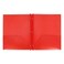 Aurora2018 Aurora LLCSchoolOffice SuppliesPlastic Folders with Prongs and Two PocketsRed