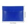 enyuwlcm Enyuwlcm PU Leather A4 File Folder Document Holder Envelope Folder Case with Snap Closure for Receipt Contract Blue
