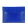 enyuwlcm Enyuwlcm PU Leather A4 File Folder Document Holder Envelope Folder Case with Snap Closure for Receipt Contract Blue