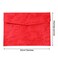 enyuwlcm Enyuwlcm PU Leather A4 File Folder Document Holder Waterproof Portfolio Envelope Folder Case with Snap Closure Red