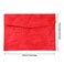 enyuwlcm Enyuwlcm PU Leather A4 File Folder Document Holder Waterproof Portfolio Envelope Folder Case with Snap Closure Red