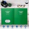 FILE-EZ FILEEZ TwoPocket Folders Green 25Pack Textured Paper Letter Size EZ32560
