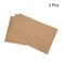 PATIKIL TwoPocket Folders 3 Pack A5 Size Letter Files Portfolio Storage Organizer Folder for Office Business Brown