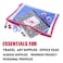 RE ROUGH Rough Enough Plastic File Folder Clear Document Holder Bag Zipper Pouches Bags for Organizing A4 Paper Letter Office Teacher Art Supplies Storage