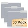 SUNEE File Folders 30 Pack Manilla Folders 85 x 11 Colored File Folders Home Office School Supplies for Documents Files Paper Gray