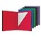 Oxford Two Pocket Folders Plastic Folders with Reinforced Edges Letter Size Red Blue Green Black Purple 5 Per Pack 89114