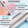 BRZUKA Mesh Zipper Pouch 11x137 in A4 Double Pocket Waterproof File Bag with Handle Document Storage for SchoolTravelOfficeCross StitchPuzzle Gray