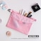 pack all 3 Pcs Waterresistant Material Zipper Pouch Set Mesh Zipper Bags for Storage Travel Office Pink
