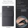 diodrio Pocket Protector Leather Pen Pouch Holder Organizer for Shirts Lab Coats Hold 5 Pens Designed to Keep Pens Inside When Bend Down No Breaking of Pen Clip Thick PU Leather Black 2 Per Pack