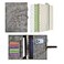 WONDERPOOL Wonderpool Leather Journal Refillable Binder A5 Writing Notebook Folder Organiser with Dotted Paper Multi Pockets Cover for Business School Travel A5 Grey