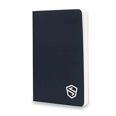 SHIELDFOLIO Stonebook Crypto Seed Phrase Storage Notebook Waterproof and TearResistant Stone Paper 80 Pages Backup 50 Wallets Offline Cold Storage for Bitcoin Ethereum and All Hardware Wallets Ledger