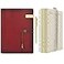 WONDERPOOL Leather Journal A5 Refillable 6 Ring Binder Notebook with Lined Paper and PenWriting Diary for Work Travel and Agenda Plan A5 Wine red