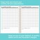 Heveboik Bill Payment Tracker Notebook Monthly Bill Organizer Planner for Personal Budgeting Financial Payments Checklist Organizer 58 x 85 Teal Floral