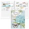 Current Hydrangea Bill Paying Organizer Book 9 x 12 Personal Account Book Spiral Bound 14 Storage Pockets 32 Label Stickers Monthly Finance Payment Management Tracker for Home Office