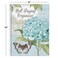 Current Hydrangea Bill Paying Organizer Book 9 x 12 Personal Account Book Spiral Bound 14 Storage Pockets 32 Label Stickers Monthly Finance Payment Management Tracker for Home Office