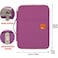 El-fmly Elfmly A4 Document Portable Organizer Bag Waterproof Portfolio Office Zipper Case for Travel Office Business Holiday Meeting Interview Purple