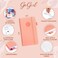 GoGirl Planner and Organizer for Women Pocket Weekly Planner Goals Journal Agenda for Time Management Productivity Undated Peach Pink