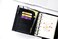 Moterm Pocket Luxe Rings Planner Genuine Leather Binder Organizer PebbleBlack 30mm Ring