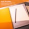 Notsu Undated Daily Planner Notebook Minimalist Productivity Planner with To Do List Agenda Dot Grid Lined Notes sections 160 Pages Thick Paper 120 gsm 85 x 11 inches Black