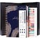 PLANBERRY Hourly Schedule Planner Premium Undated Weekly Organizer with Time Slots Monthly Budget Time Management Goal Setting ToDo List Habit Tracker 69x85Royal Blue