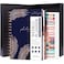 PLANBERRY Hourly Schedule Planner Premium Undated Weekly Organizer with Time Slots Monthly Budget Time Management Goal Setting ToDo List Habit Tracker 69x85Royal Blue