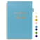 SIMVIA Reading Journal Elegant Book Journal Reading Log for Reviews and Progress Tracking Thoughtful Gift for Books Lovers Readers 110 Book Reviews Ocean Blue