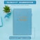 SIMVIA Reading Journal Elegant Book Journal Reading Log for Reviews and Progress Tracking Thoughtful Gift for Books Lovers Readers 110 Book Reviews Ocean Blue