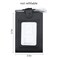 Teanea PU Leather Lanyard Meeting Notebook Neck Hanging Notepad with ID Slot and Pen 35X51inch Black