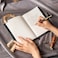 TIEFOSSI Vintage Leather Journal Notebook with Combination Lock A5 Embossed Flower Secret Diary Ruled Lined Paper for Writing Gift for Women Girls Children Black