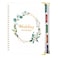 Lortarl Wedding Planner Wedding Planner Book and Organizer for the Bride with 5 Tabbed Sections 12 x 9 Hardcover with Metal Corner 5 Inner Pockets Sticker Elastic Closure Band
