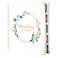 Lortarl Wedding Planner Wedding Planner Book and Organizer for the Bride with 5 Tabbed Sections 12 x 9 Hardcover with Metal Corner 5 Inner Pockets Sticker Elastic Closure Band