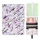 WONDERPOOL Wonderpool Refillable Spiral Journal 6 Ring Binder Notebook Writing Journal with Inner PocketsCollege Lined Paper and Pattern Cover for School Work Travel and Organizer A5 Color ink