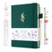 SeQeS A5 Bullet Dotted Journal Notebook 160gsm Thick Bleedproof Paper Lay Flat Binding 160 Numbered Pages Hard Cover Dot Grid NotebookBullet Journals for Creatives Professionalsolive