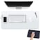 Easy Easy Clear Desk Pad Blotter Office Table Protector on Top of Desks for Laptop Computer Keyboard Desktop Plastic PVC Transparent Desk Writing Mat Organizer with Mouse Pad NonSlip Waterproof 17 X 3