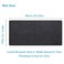 FUGEST Large Felt Desk Pad Desk Protective Computer Pad Minimalistic Felt AntiSlip Desk Mat for Keyboard and Mouse 3543X157490x40cm Dark Gray