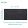 FUGEST Large Felt Desk Pad Desk Protective Computer Pad Minimalistic Felt AntiSlip Desk Mat for Keyboard and Mouse 3543X157490x40cm Dark Gray